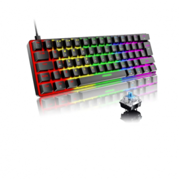 MambaSnake Gaming Klavye Siyah Mavi Switch